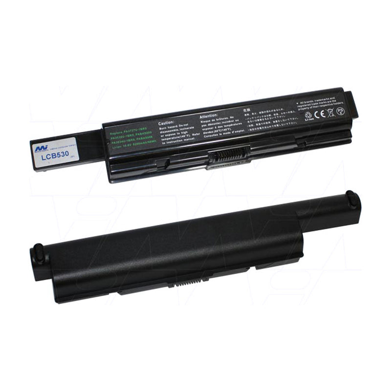 10.8V 99Wh - 9200mAh LiIon Laptop battery suit. for Toshiba