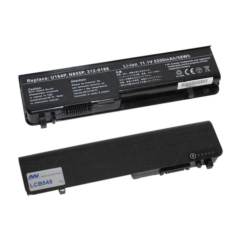 11.1V 58Wh - 5200mAh LiIon Laptop battery suit. for Dell