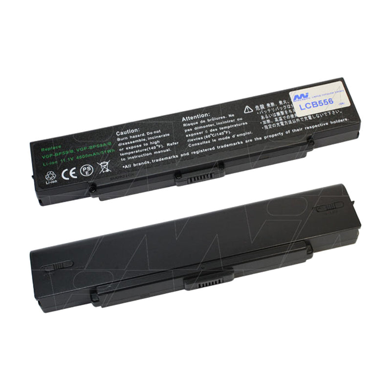 11.1V 51Wh - 4600mAh LiIon Laptop battery suit. for Sony