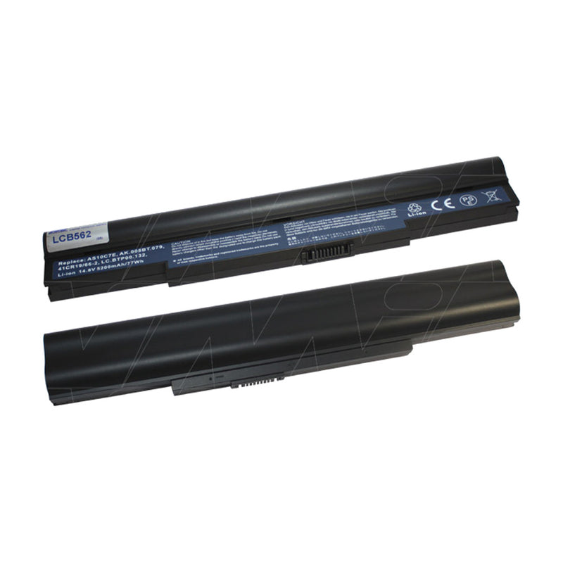 14.8V 77Wh - 5200mAh LiIon Laptop battery suit. for Acer