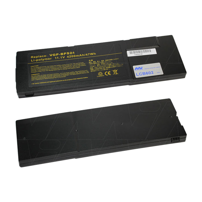 11.1V 47Wh - 4200mAh LiPo Laptop Battery suit. For Sony