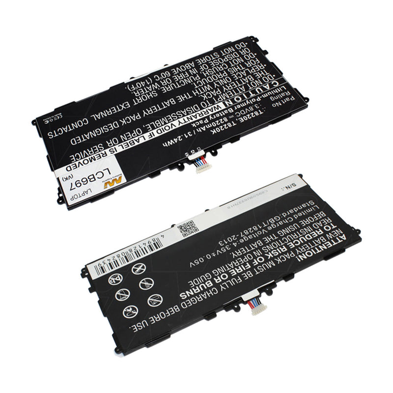 3.8V 31.24Wh - 8220mAh LiPo Laptop Battery