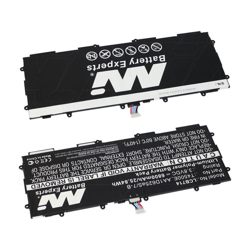 3.8V 25.84Wh - 6800mAh LiPo Laptop Battery