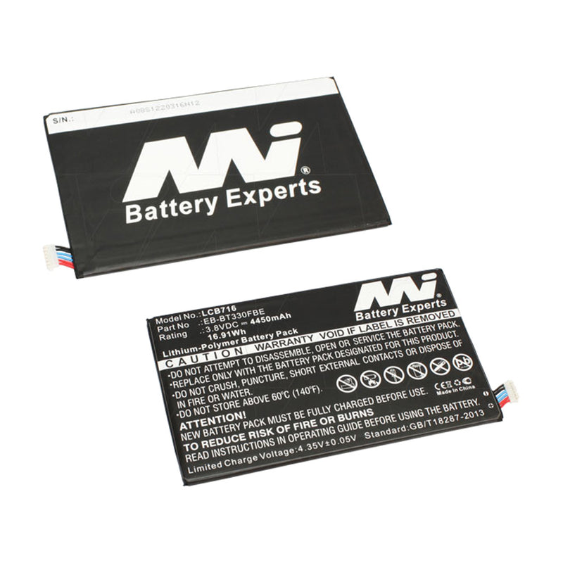 3.8V 16.91Wh - 4450mAh LiPo Laptop Battery