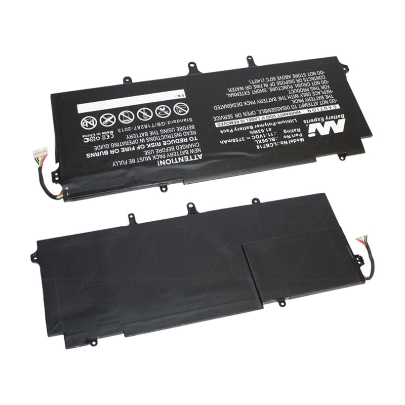 11.1V 41.63Wh - 3750mAh LiPo Laptop Battery