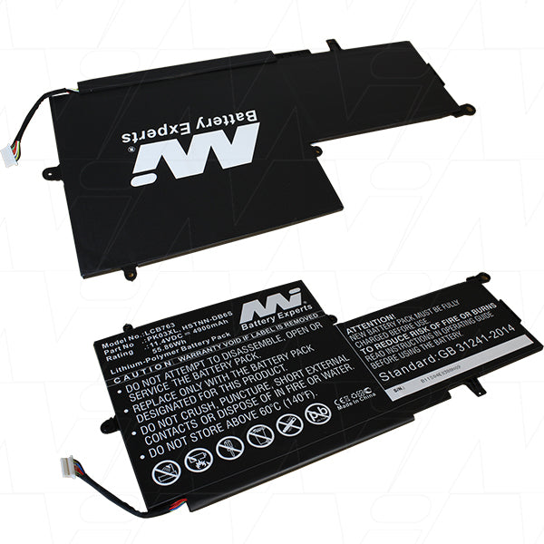 11.4V 4900mAh Li-Po Laptop Computer Battery suitable for HP Spectre X360