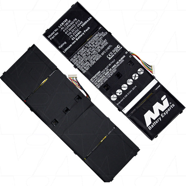 Laptop Battery suitable for Acer Lithium Ion (LiIon) 15.2V 3.5Ah LCB769