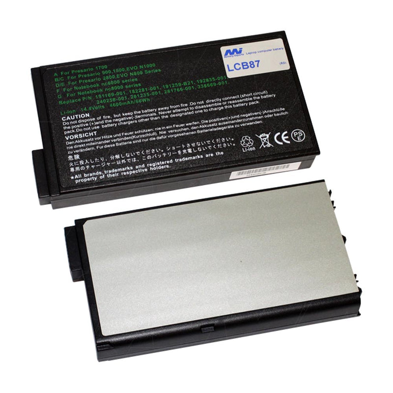 14.4V 66Wh - 4600mAh LiIon Laptop battery suit. for HP, Compaq