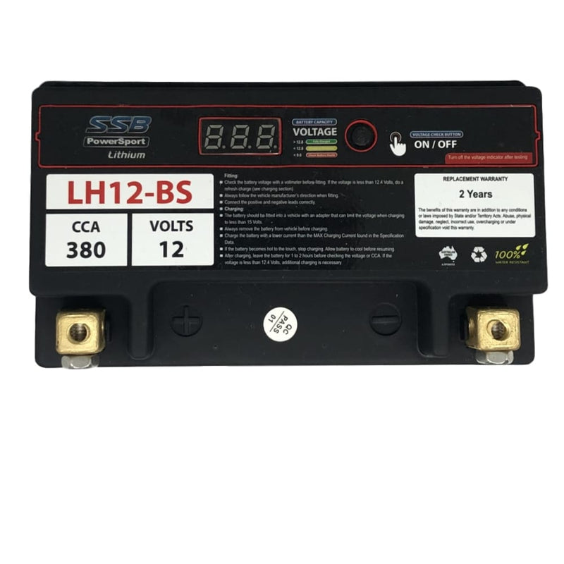 SSB High Performance Lithium LH12-BS - Battery Specialists