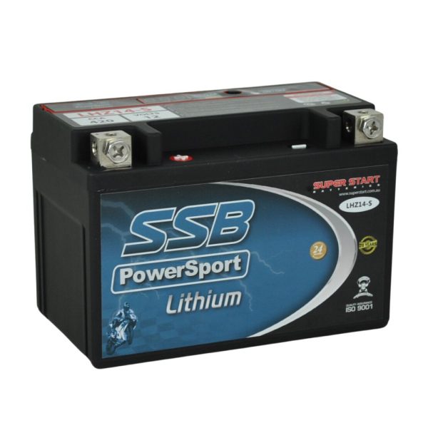 LHZ14-S High Performance Lithium LiFePO4 Motorcycle Battery