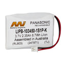 3.7V 2.35Ah High Capacity LiIon Battery with CE-K-LTS-47 JST PHR-2 Connector