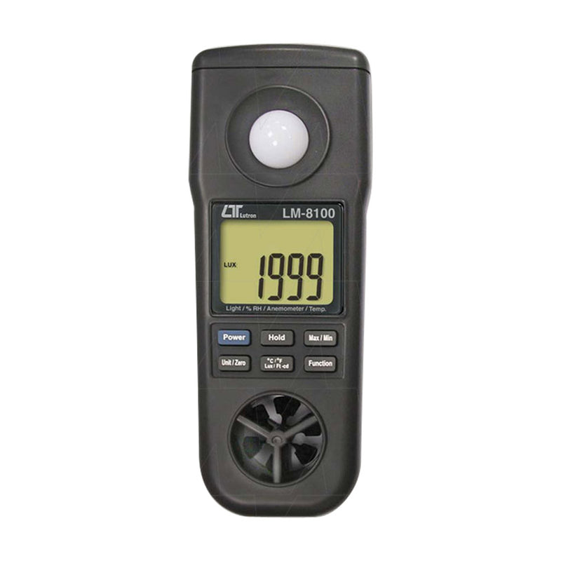 4 in 1 professional measuring instrument, Anemometer, Humidity Meter, Light Meter, Thermometer