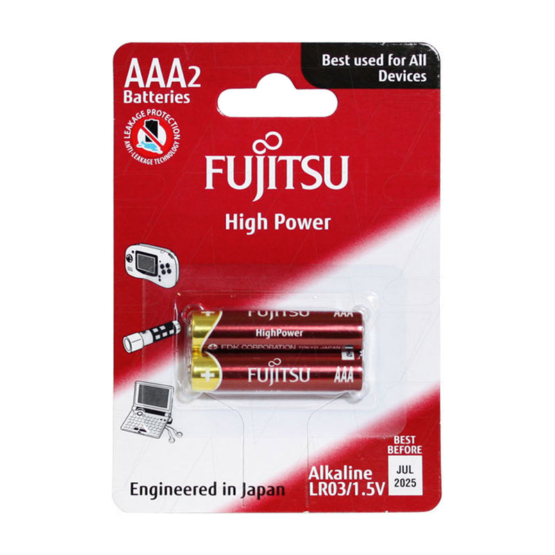Fujitsu High Power LR03 AAA size alkaline battery