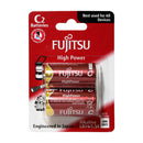Fujitsu High Power LR14 C size alkaline battery.
