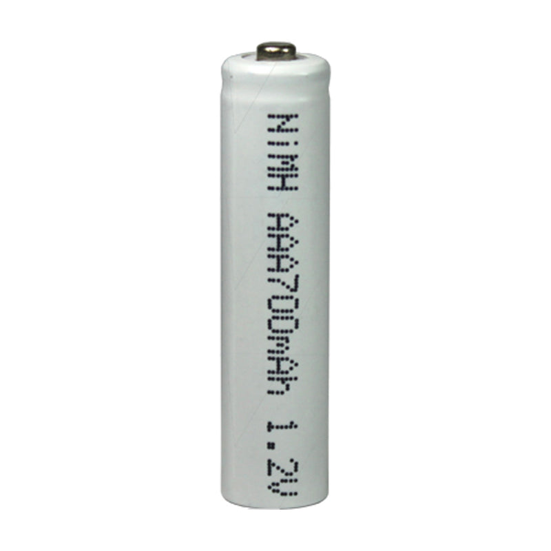 1.2V 700mAh NiMH AAA Raised Button Continuous Current Type