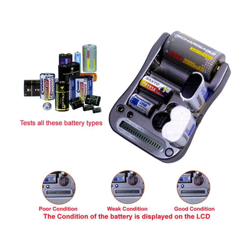 MW Primary Cylindrical & Button cell Battery Tester