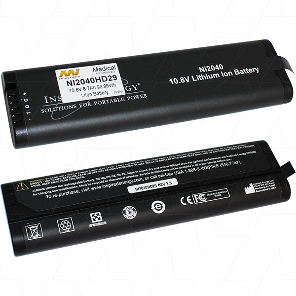 Smart Medical Battery suitable for Lithium Ion 10.8V 8.7Ah NI2040HD29