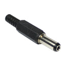 2.5mm ID DC Plug (12mm Barrel Long Shaft). Centre positive.