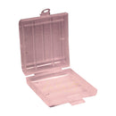 4 x AA-AAA ribbed plastic storage container