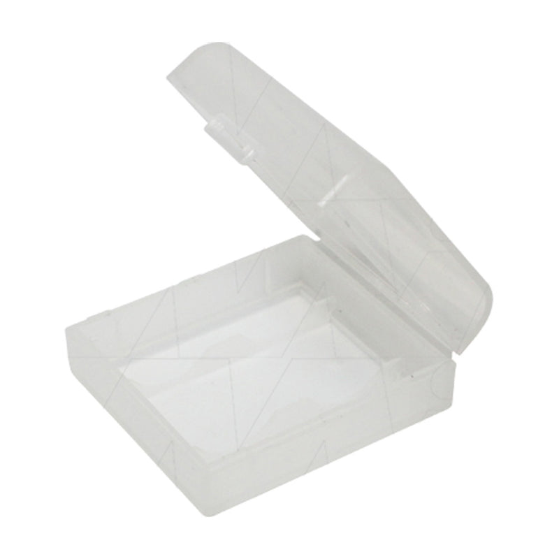 2 x CR123A-16340 plastic storage container