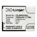 Battery to suit Blackberry 9220 3.7V 1550mAh Li-ion