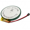 Rechargeable Lithium Ion Battery Coin Cell with PCM + Molex 78172-0200 Connector & 30mm Leads