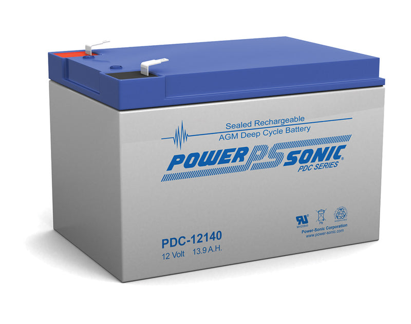Power-Sonic 12v13.9 ah C20 Cyclic AGM