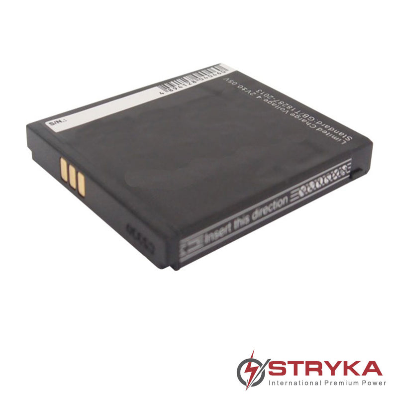 Stryka Battery to suit DORO PhoneEasy 610 3.7V 800mAh Li-ion