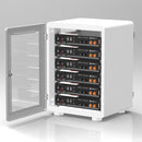White IP20 Cabinet Rack for up to 6 x US2000 or 4 x US3000 or UP2500 Series 19" Units
