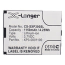 SOCKETMOBILE Sonim XP3 3.7V 1150mAh Li-ion