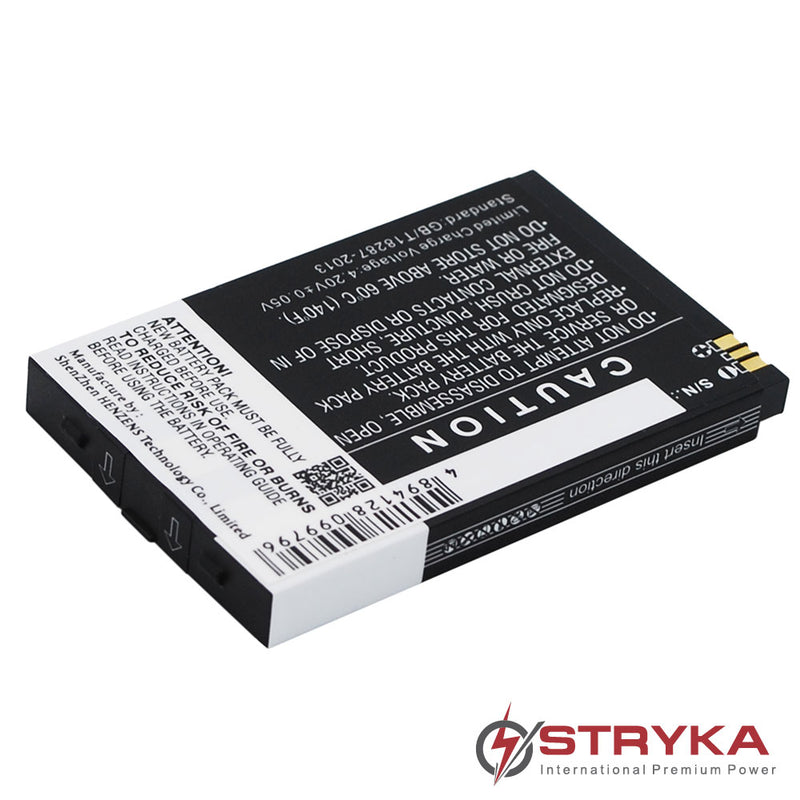 Stryka Battery to suit SOCKETMOBILE Sonim XP3-S 3.7V 1200mAh Li-ion