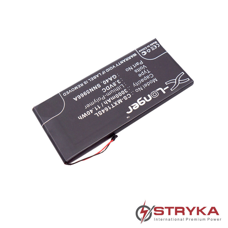 Stryka Battery to suit MOTOROLA Moto G4 Plus 3.8V 3000mAh Li-Pol - 4-6 Weeks Delivery