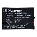 Battery To Suit MOTOROLA Moto G2 3.8V 2200mAh Li-Pol