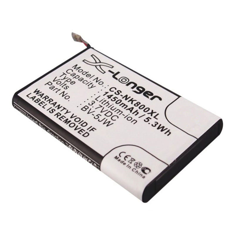 Battery to suit Nokia Lumia 800 3.7V 1450mAh Li-ion