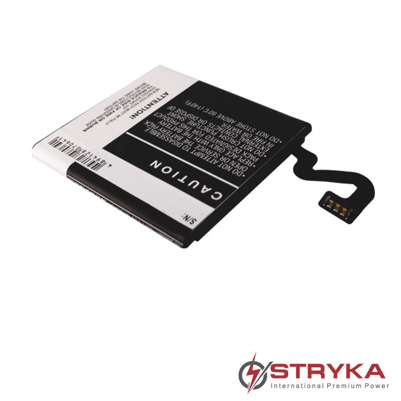 Stryka Battery to suit NOKIA Lumia 920 3.7V 2000mAh Li-Pol