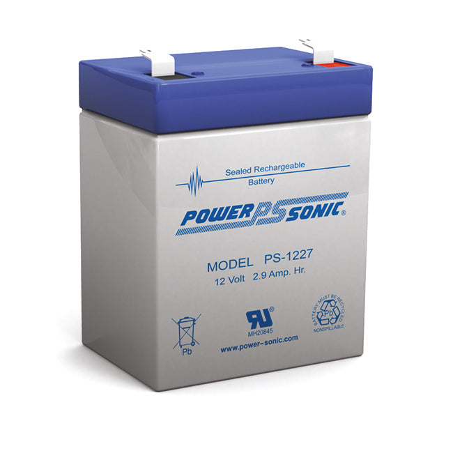 Power-Sonic PS 12 volt 2.9ah F1