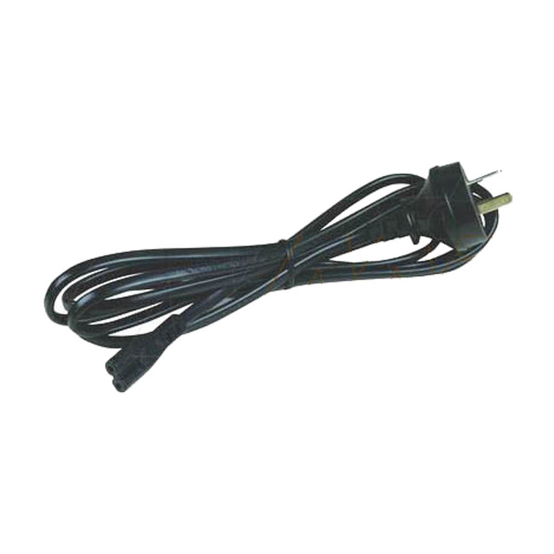 Black 240V 2 pin power lead as used in many appliances.