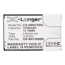 SAMSUNG Galaxy Note 3 Neo; Note 3 Mini 3.7V 3100mAh Li-ion