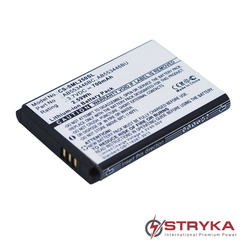 Stryka mobile phone battery for SAMSUNG Beat S 3.7V 700mAh Li-ion