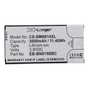 Stryka Battery to suit SAMSUNG Note Edge 3.8V 3000mAh Li-ion