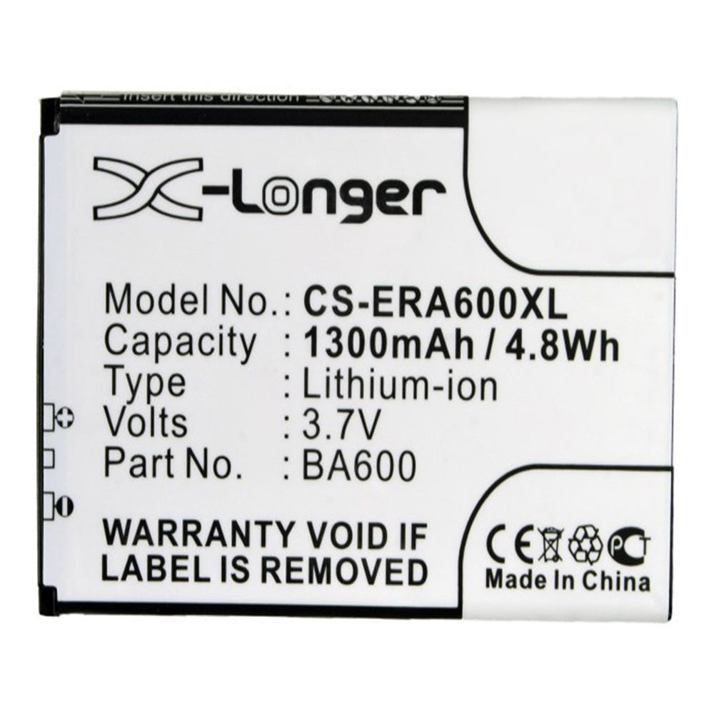 SONY ERICSSON BA600 3.7V 1300mAh Li-ion