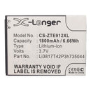 TELSTRA-ZTE T81 3.7V 1800mAh Li-ion