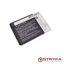 Battery to suit Telstra-ZTE T815 3.7V 1200mAh Li-ion