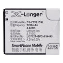 Battery to suit Telstra-ZTE T815 3.7V 1200mAh Li-ion