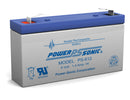 Power-Sonic PS Series Battery PS 6 volt 1.4 ah PS612