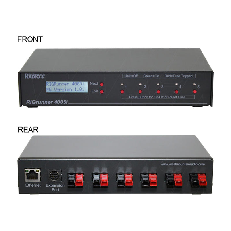 RIGrunner 4005i West Mountain Radio Internet DC Power Control and Monitoring with LCD Display