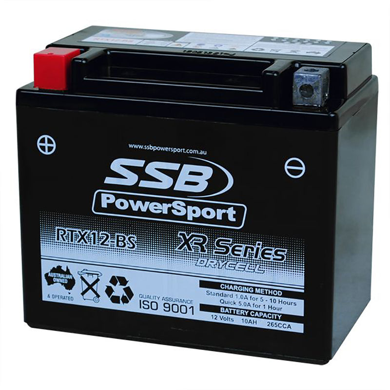 RTX12-BS High Peformance AGM Motorcycle Battery