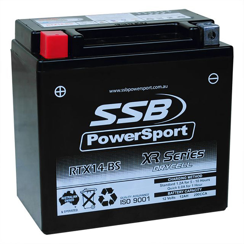 RTX14-BS High Peformance AGM Motorcycle Battery