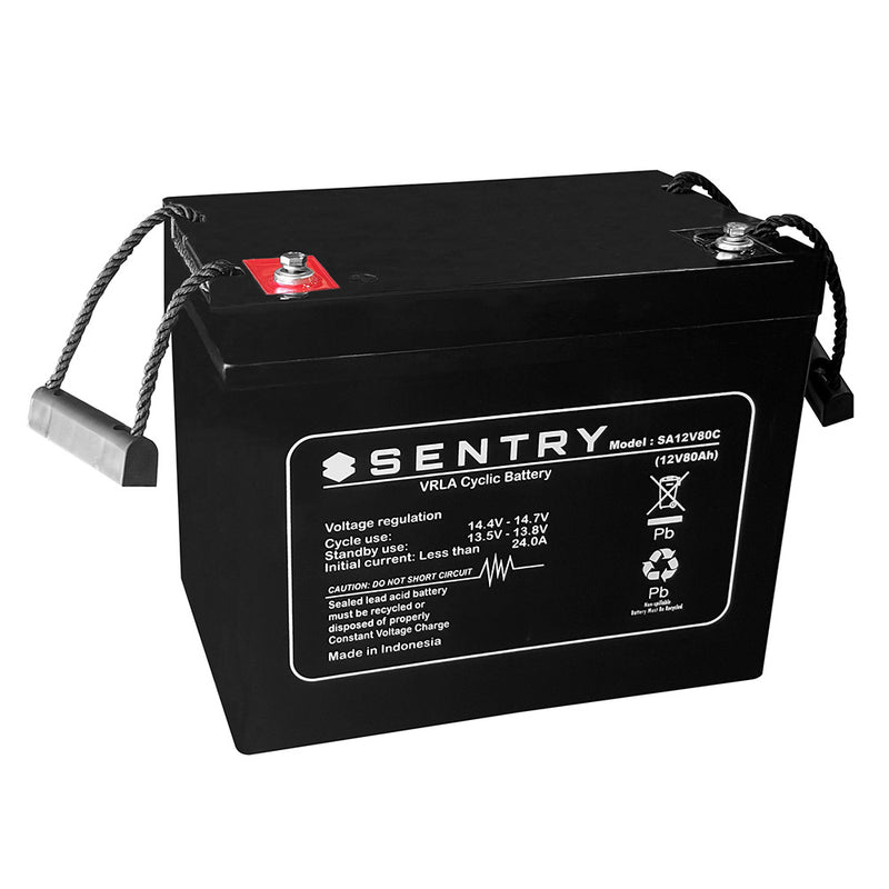 Sentry AGM 12V 80AH Deep Cycle Battery