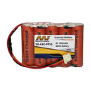 6V 1600mAh NiMH Portable Printer battery suit. for ABC, Datecs